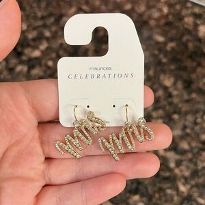 Maurices Gold 'Mrs' Earrings